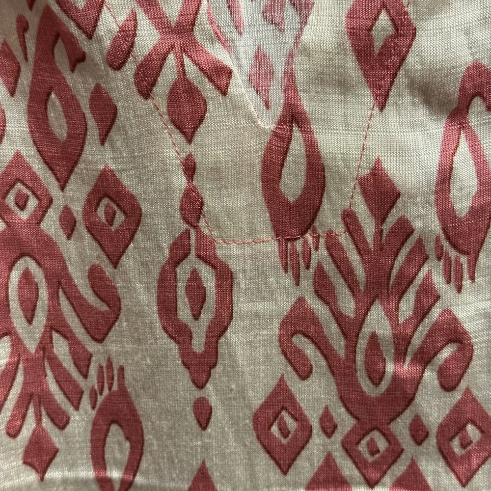 Bebonnie pink and white boho peasant blouse with 3/4 length sleeves - NWOT - Picture 5 of 8